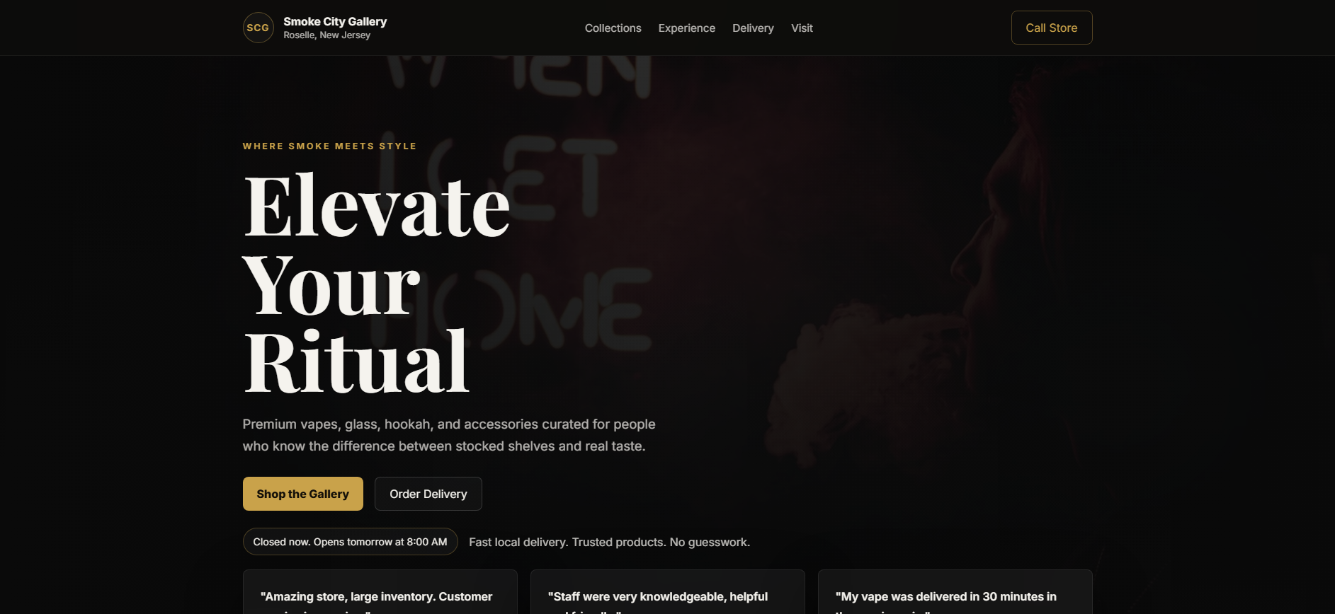 Smoke City Gallery Demo