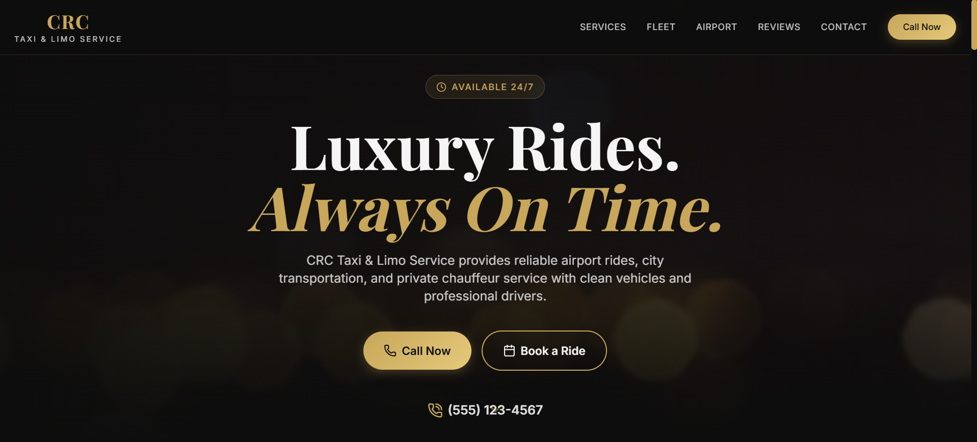 Taxi & Limo Service Demo