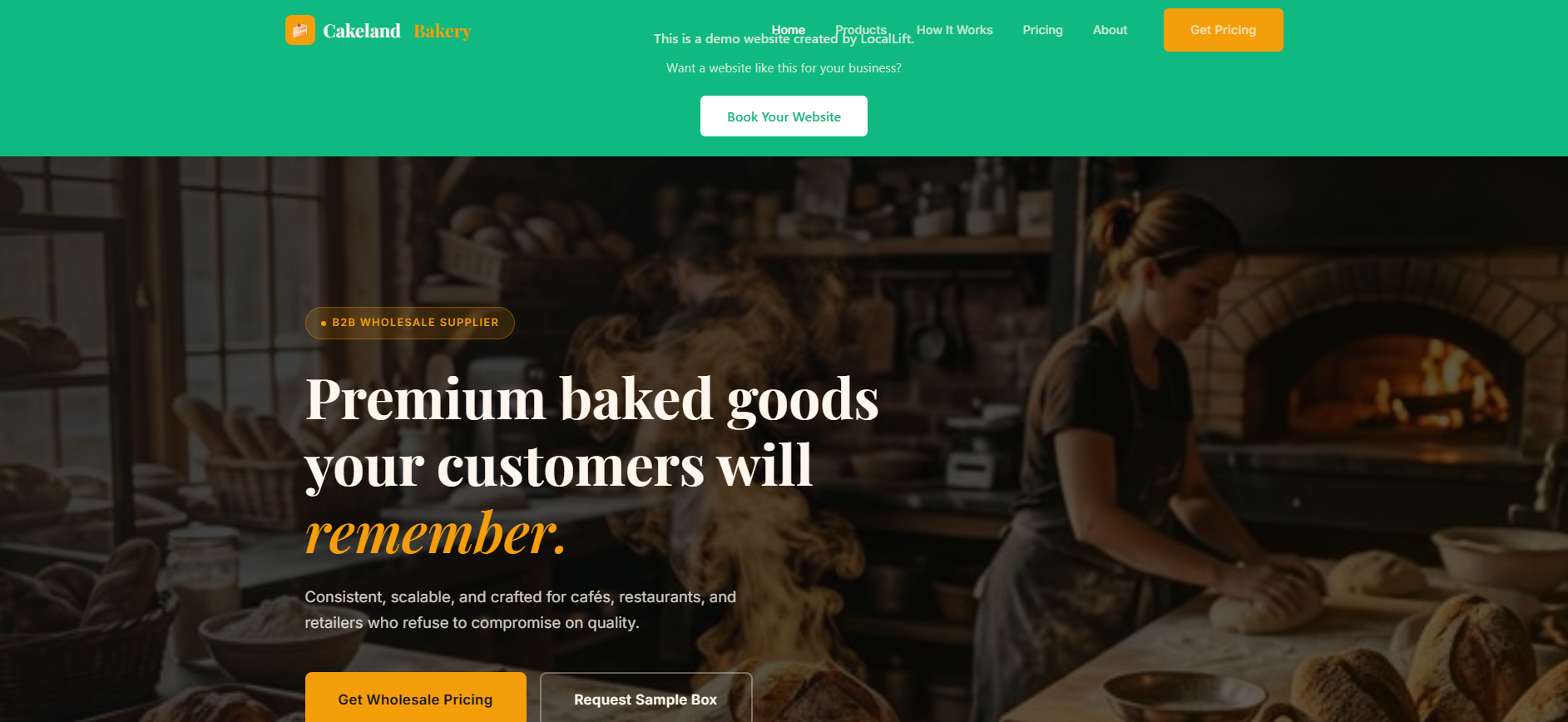 Wholesale Bakery Demo